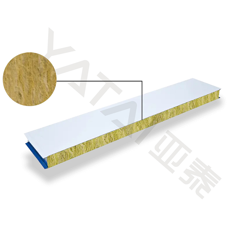 Mesin Made Rock Wool Sandwich Panel